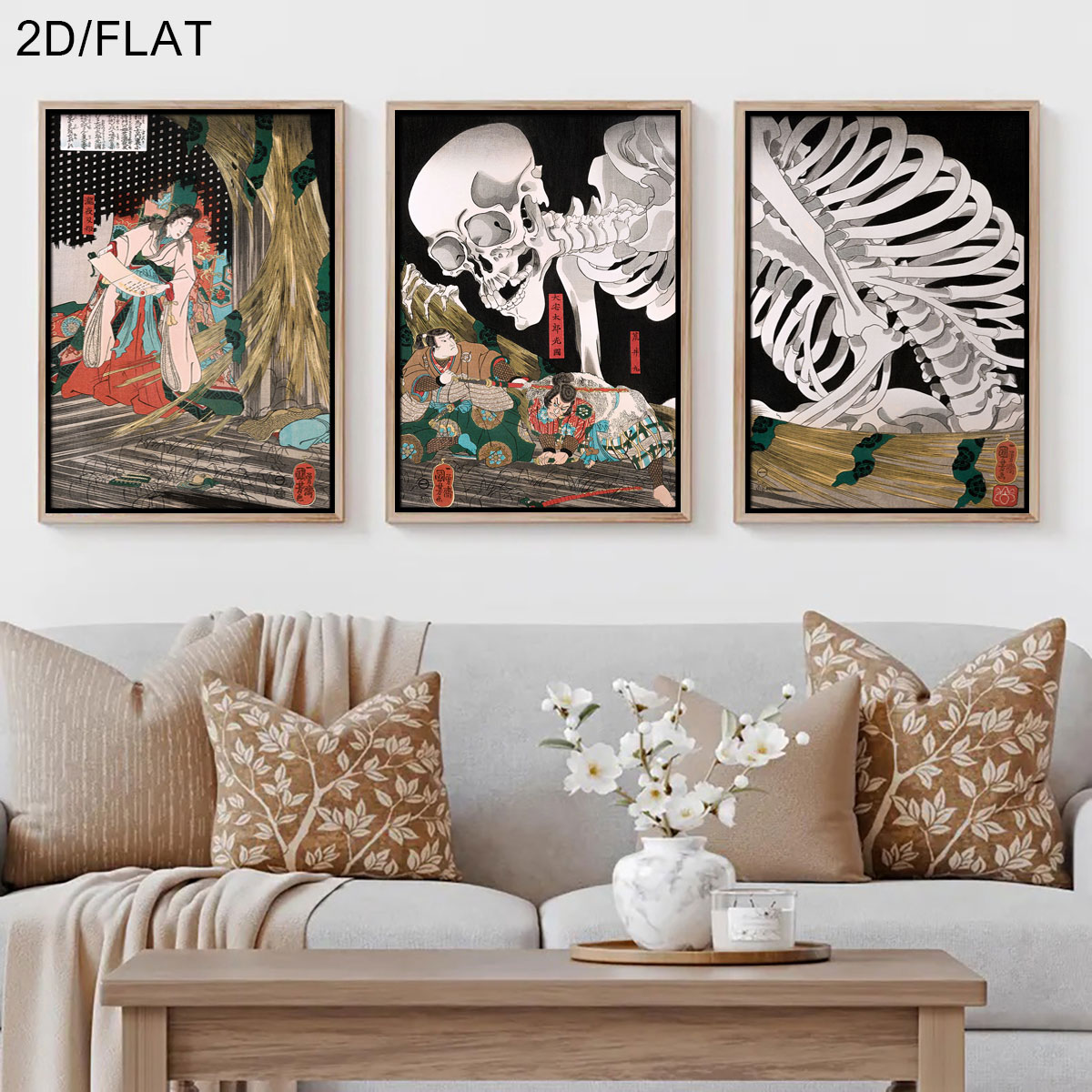 Japanese Lifestyle - 3pcs Retro Japanese Takiyasha The Witch