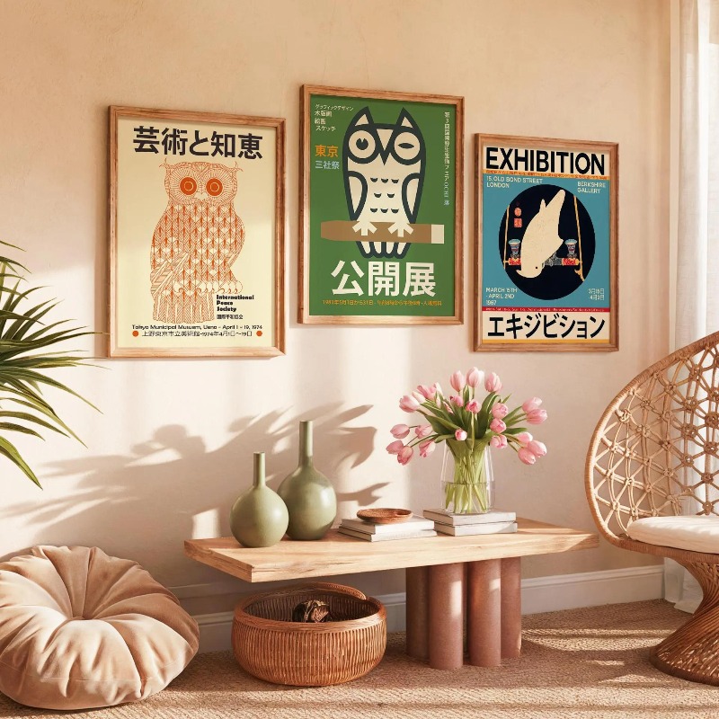 Japanese Exhibition Wall Poste - Japanese Tokyo Lifestyle review and price