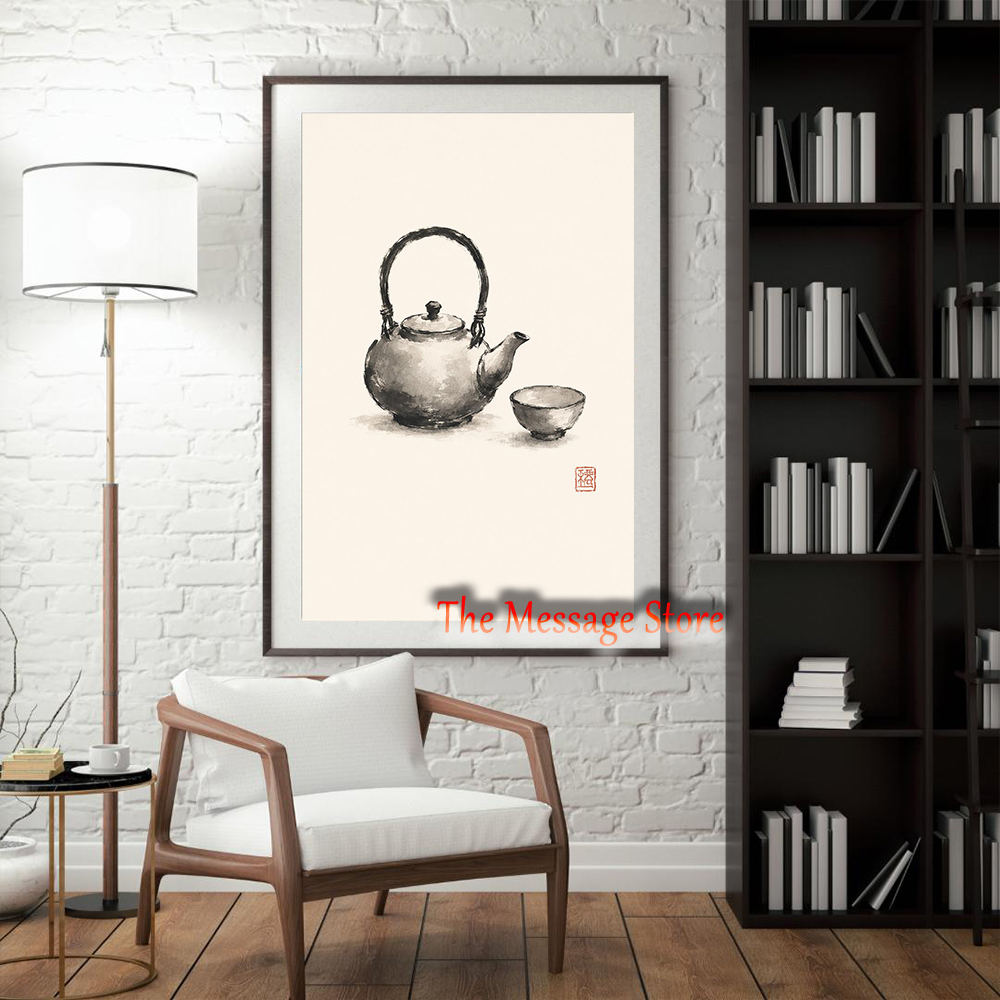 Japanese Teapot Art Minimalist - Japanese Traditional Lifestyle review and price
