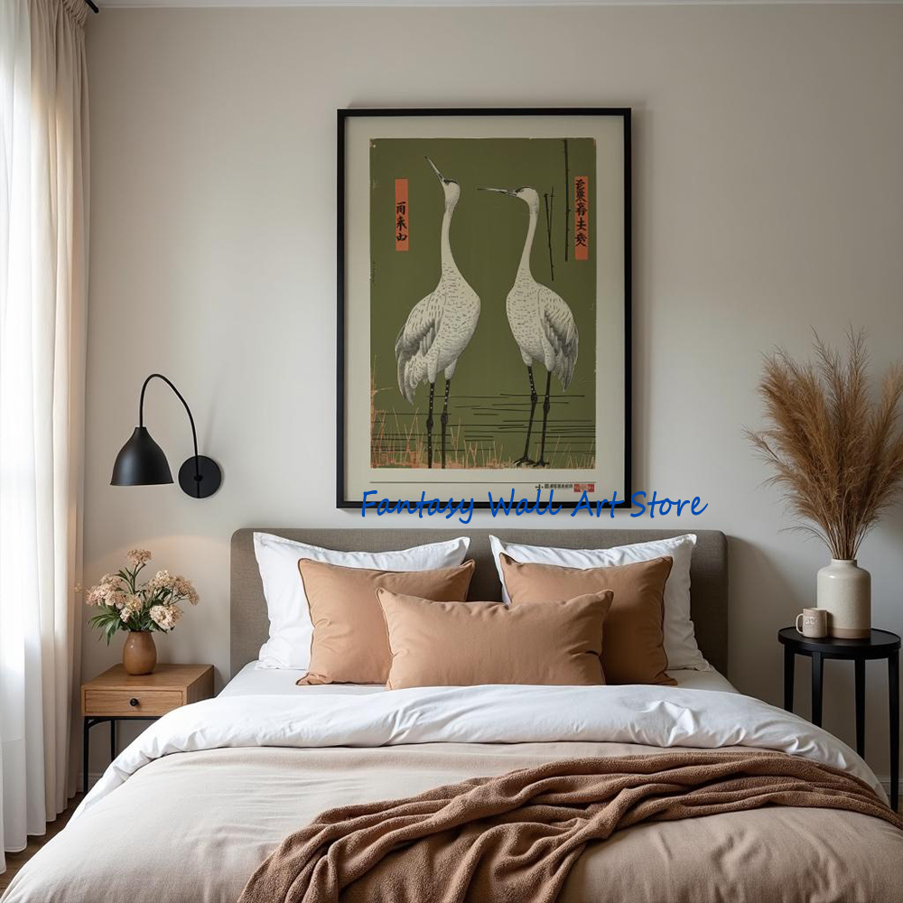 Birds Vintage Asian Traditiona - Japanese Traditional Lifestyle review and price