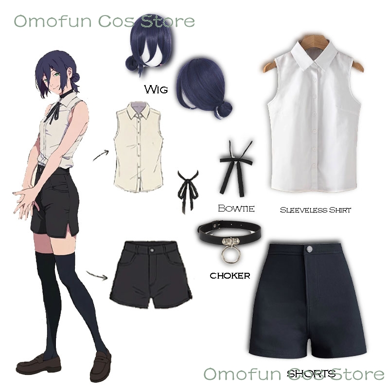 Reze Cosplay Costume Sleeveles - Japanese Lifestyle review and price