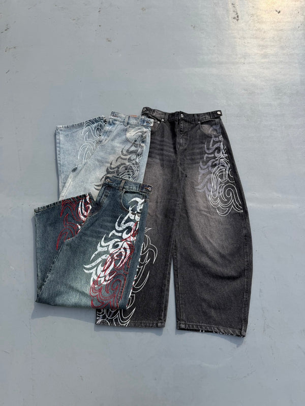 Harajuku Gothic Y2K Denim Pant - Japanese Lifestyle Goods review and price