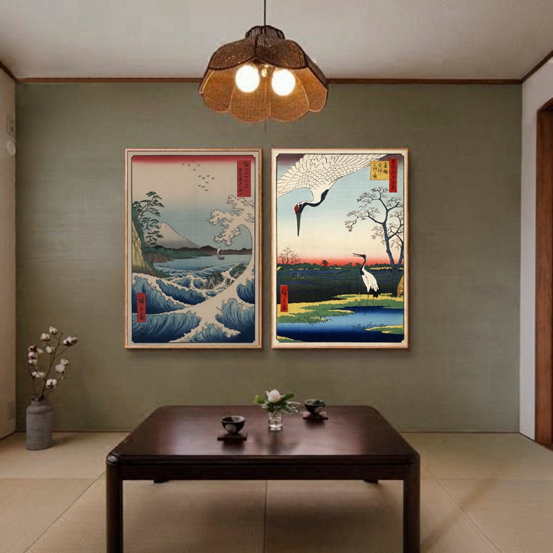 Japanese Prints Wall Art Canva - Japanese Traditional Lifestyle review and price